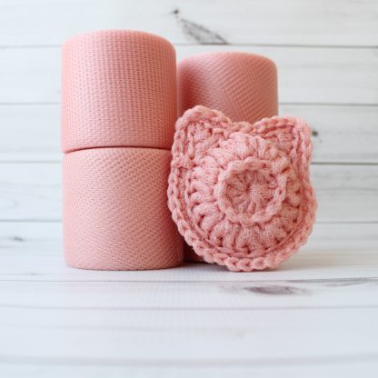 la capitaine crochete crochet diy kit pig scouring pads scrubby scrubbies small coral