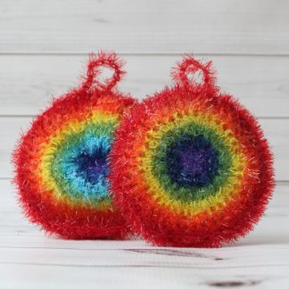 regular large exfoliating sponges rainbow la capitaine crochete